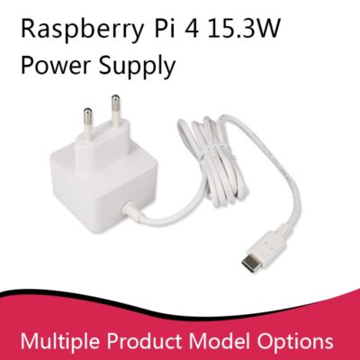 Raspberry Pi 4B 15.3W USB-C Power Adapter